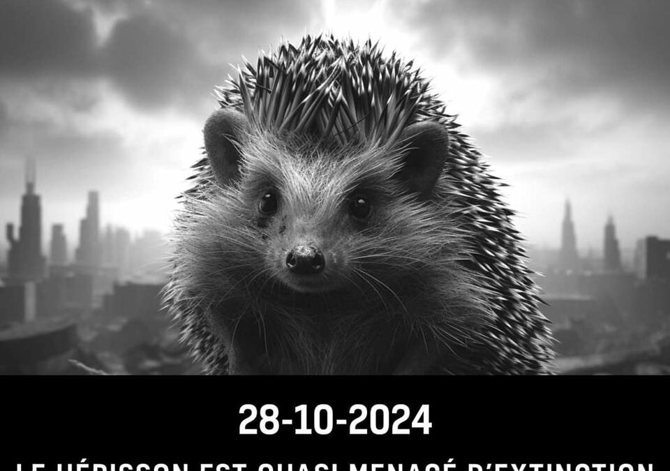 Le hérisson, menacé d’extinction